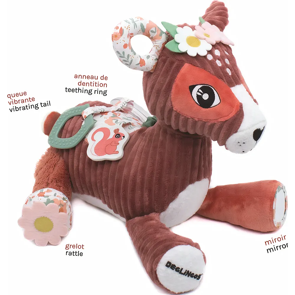 Les D�glingos Activity Plush Melimelos The Deer