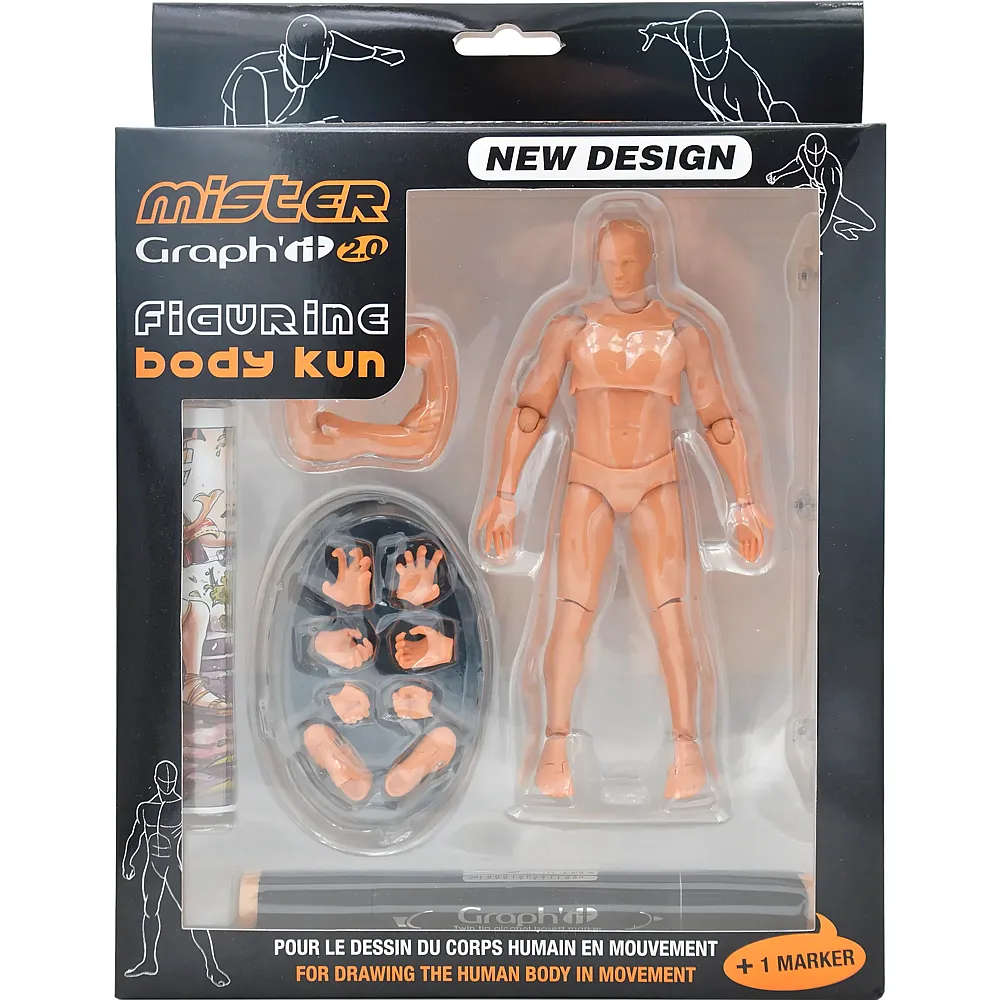 Mister Graph'it 2.0 Set Fig Art Pour Dessin + 1 Graphit Mark