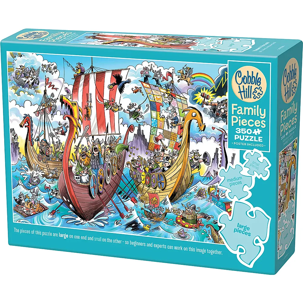 Cobble Hill Puzzle Verr�ckte Wikinger 350Teile