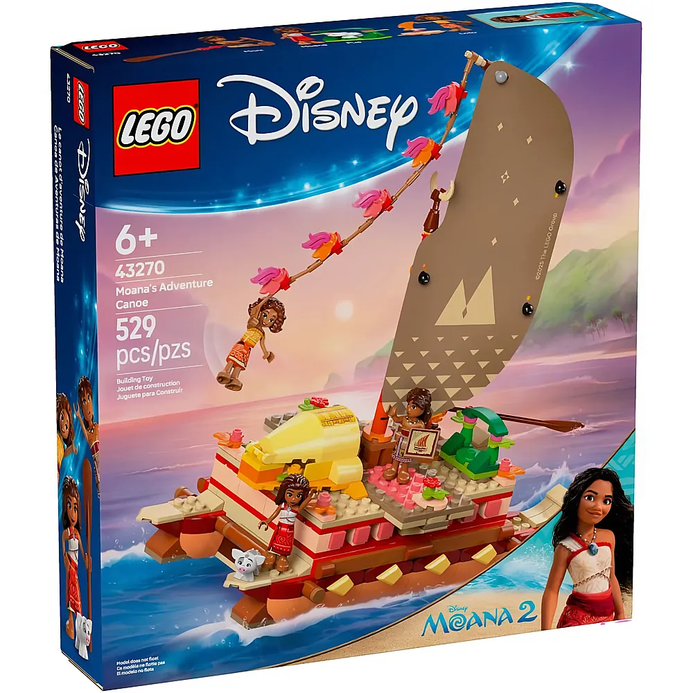 LEGO Disney Princess Vaianas Abenteuerfloss 43270