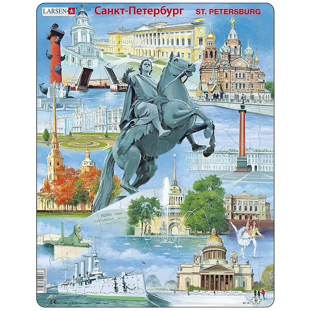 Larsen Puzzle Sankt Petersburg - 60 Teile