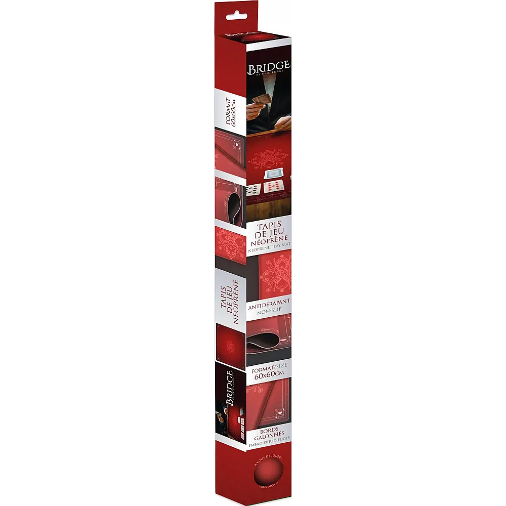 Epic Forge Tapis DE Jeu Neoprene 60x60cm Rouge ml