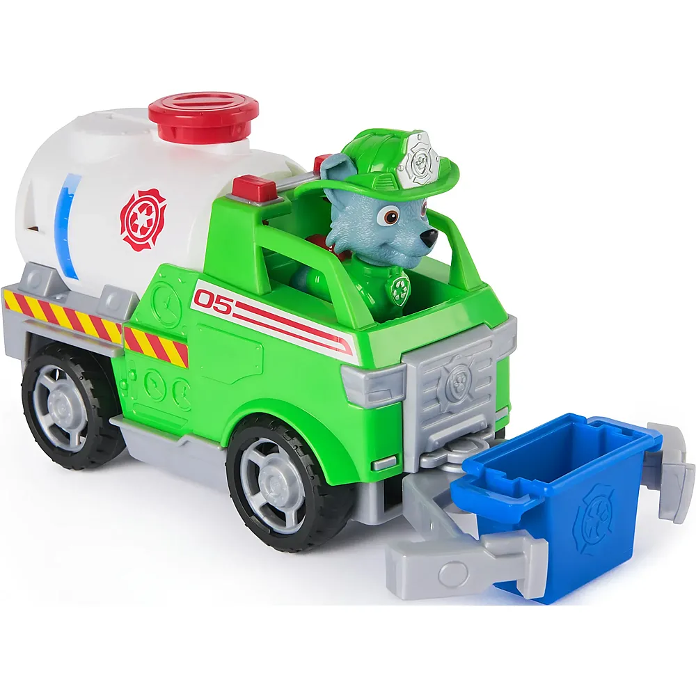 Spin Master Fire Rescue Paw Patrol Rockys Tanklaster mit Greiferklaue und Beh�lter