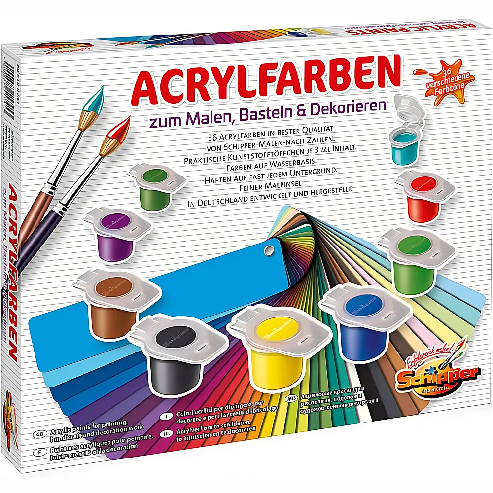 Schipper Acrylfarben | Malen nach Zahlen