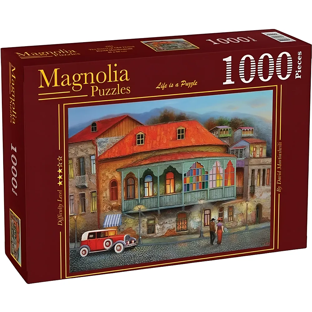 Magnolia Puzzle David Martiashvili The Street of Old Tbilisi 1000Teile
