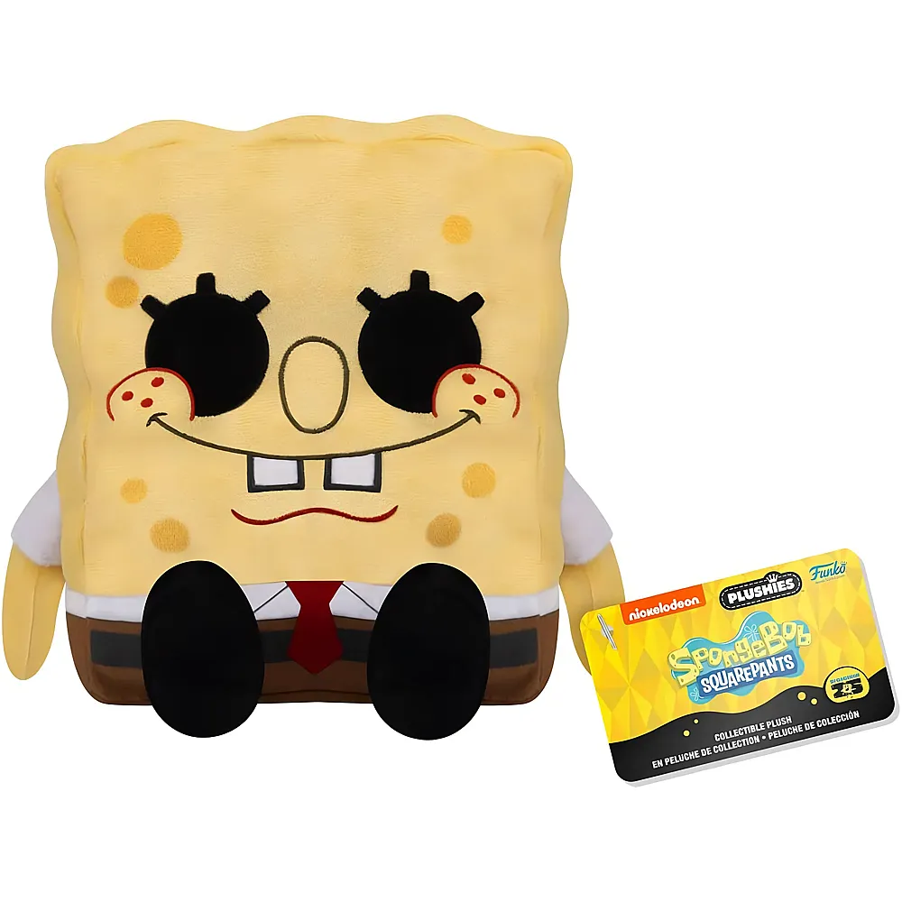 meinspielzeug - Funko Pop Plush Spongebob Squarepants 25th - Spongebob 18cm SpongeBob | Lizenzfiguren Pl�sch