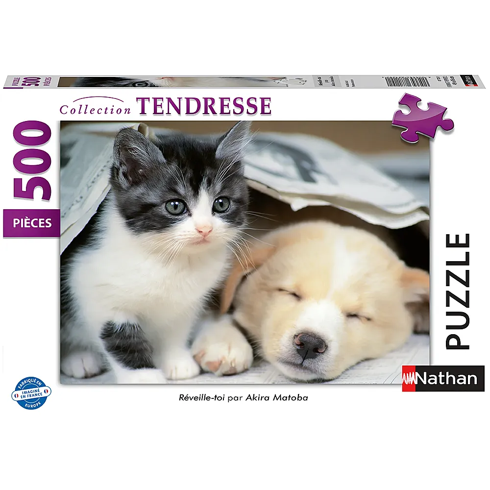 Nathan Puzzle Akira Matoba Wach auf und spiel mit mir 500Teile