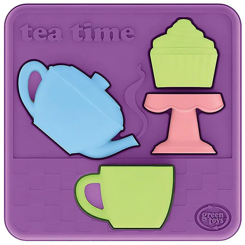 GreenToys 3D-Puzzle Teezeit 4Teile