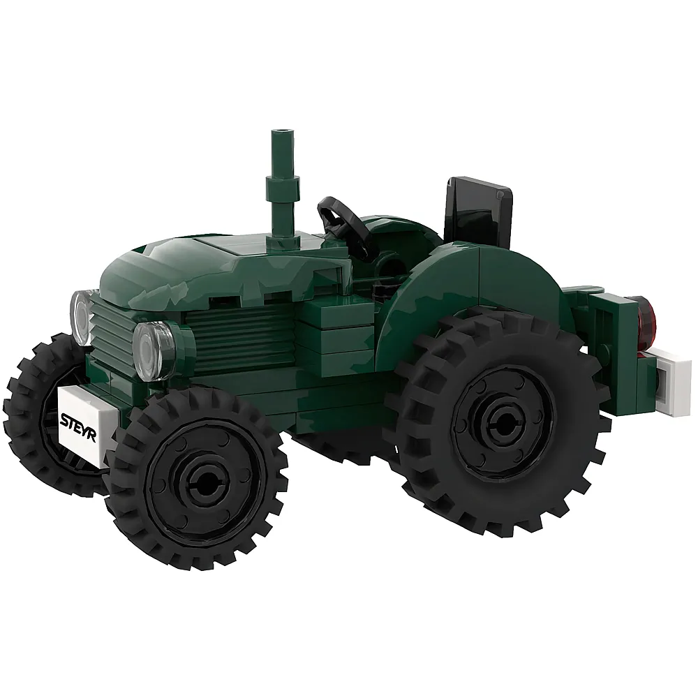 meinspielzeug - Brixies Plus Traktor Steyr 180 75Teile | Klemmbausteine