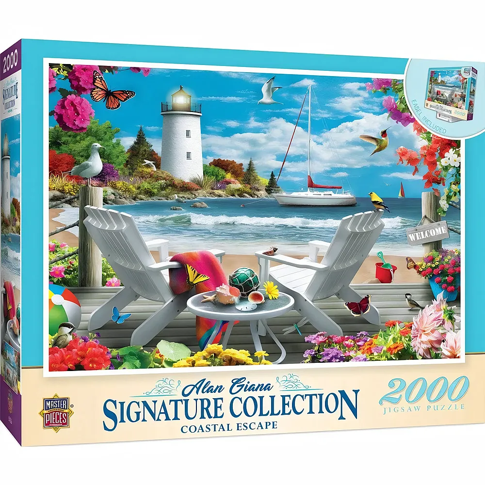 Master Pieces Puzzle Signature Collection Alan Giana Flucht an die K�ste - 2000 Teile