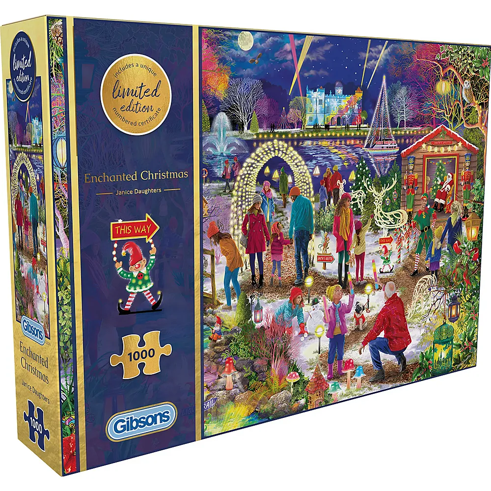Gibsons Puzzle Janice Daughters Verzauberte Weihnachten - 1000 Teile