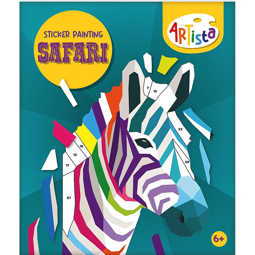 Artista Sticker Painting Buch Safari