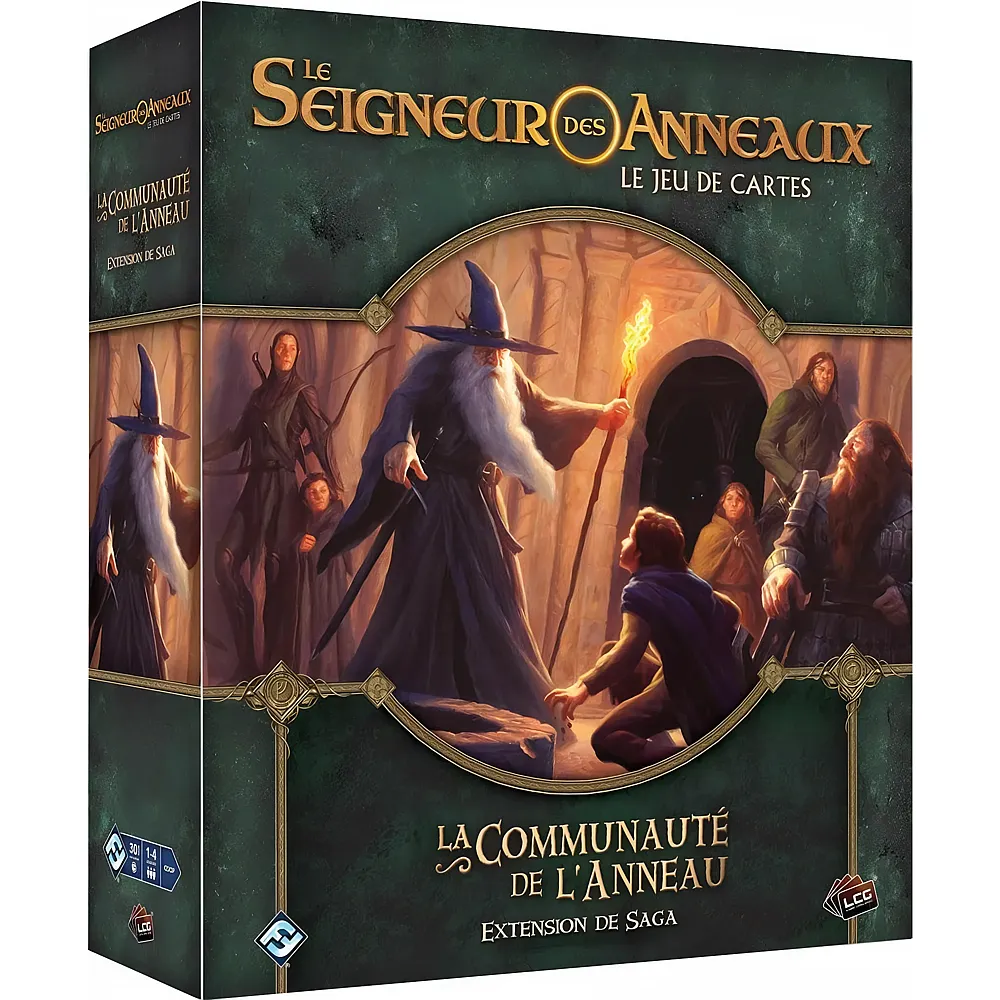 Fantasy Flight Games Sda Jce LA Communaute DE L'anneau Saga FR