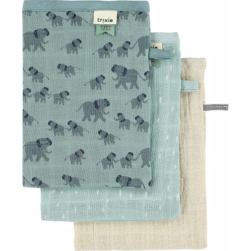 Trixie Mullwaschhandschuhe 3er Set Elefant MQ3