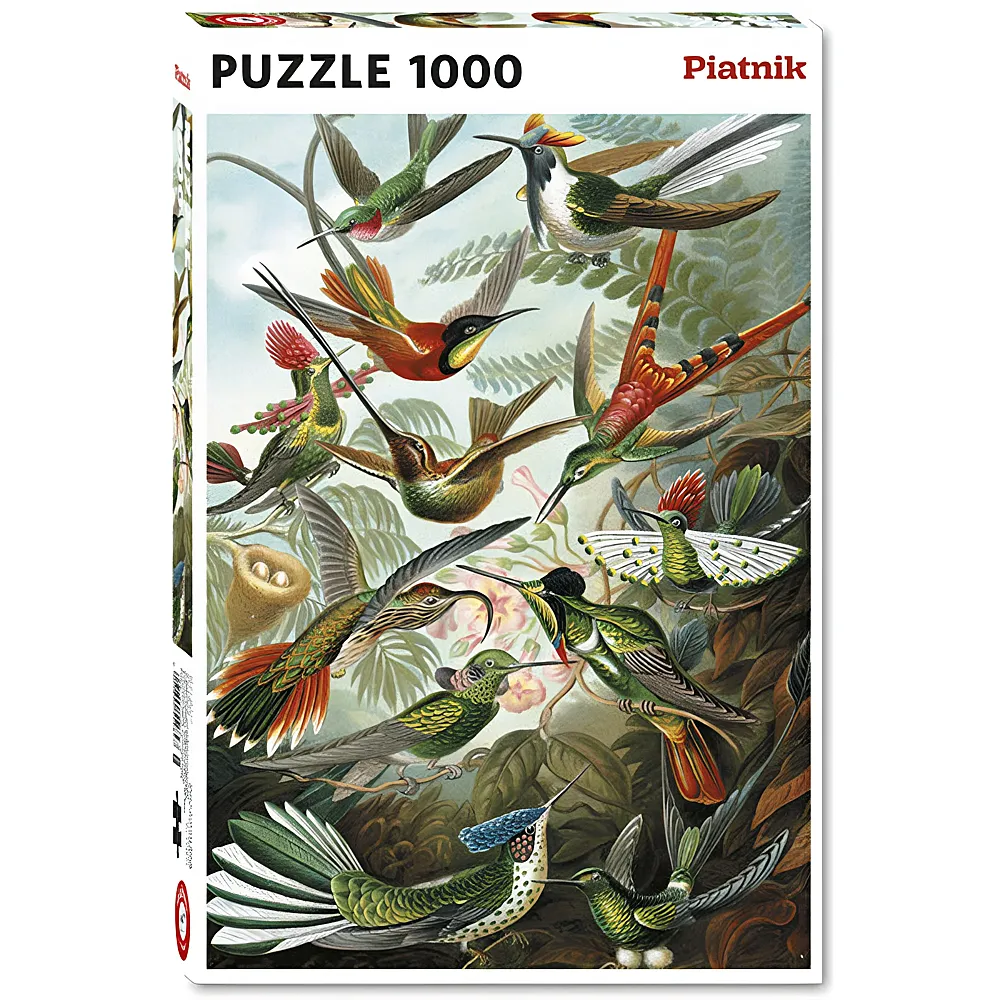 Piatnik Puzzle Haeckel - Kolibris - 1000 Teile