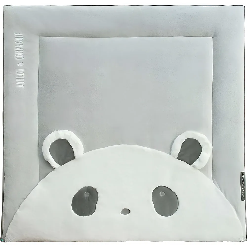 Doudou et Compagnie Kuscheldecke Panda - 100 x 100 cm