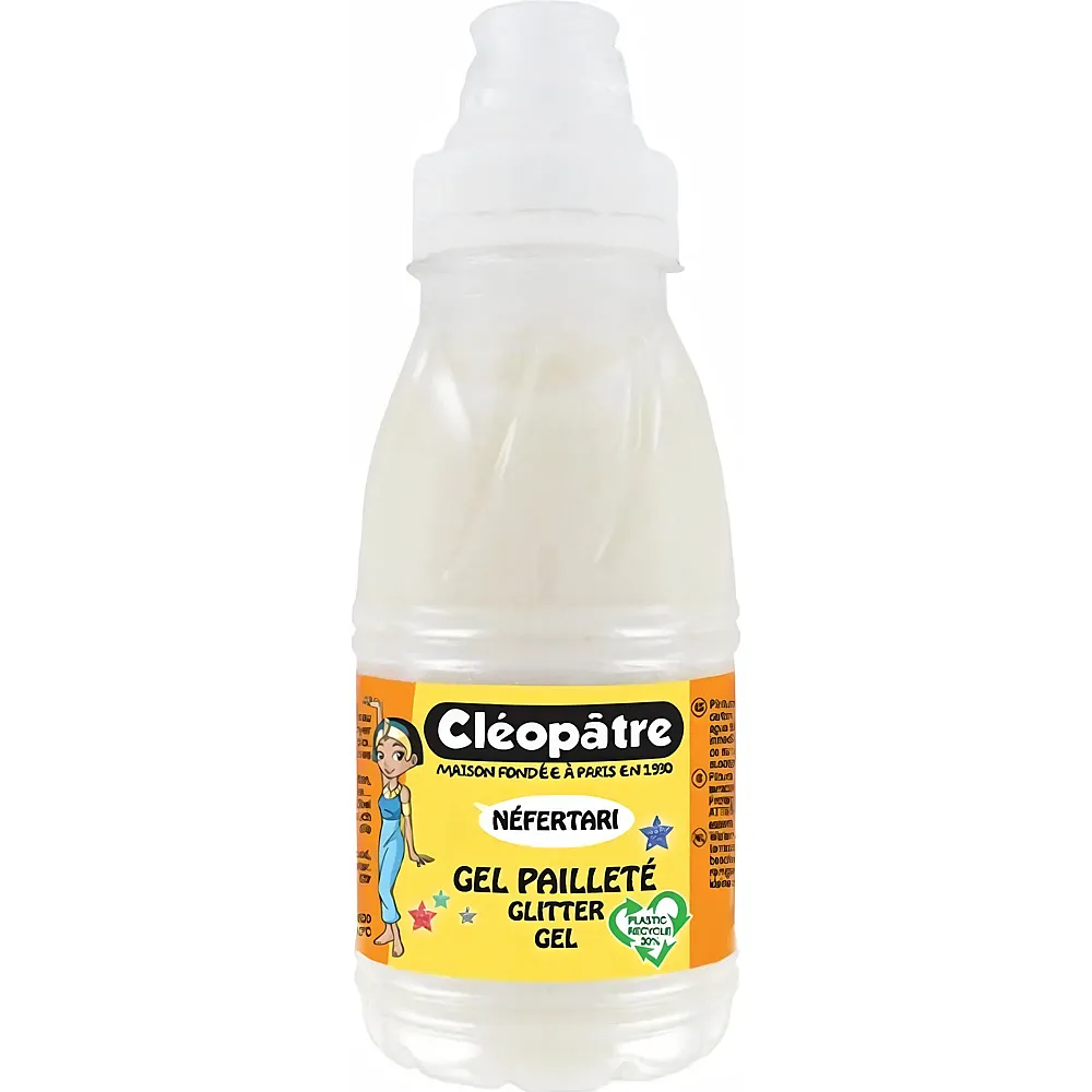 Cleopatre Nefertari Glitter-gel � Farbloses Gel Mit Glitter 250ml Neon