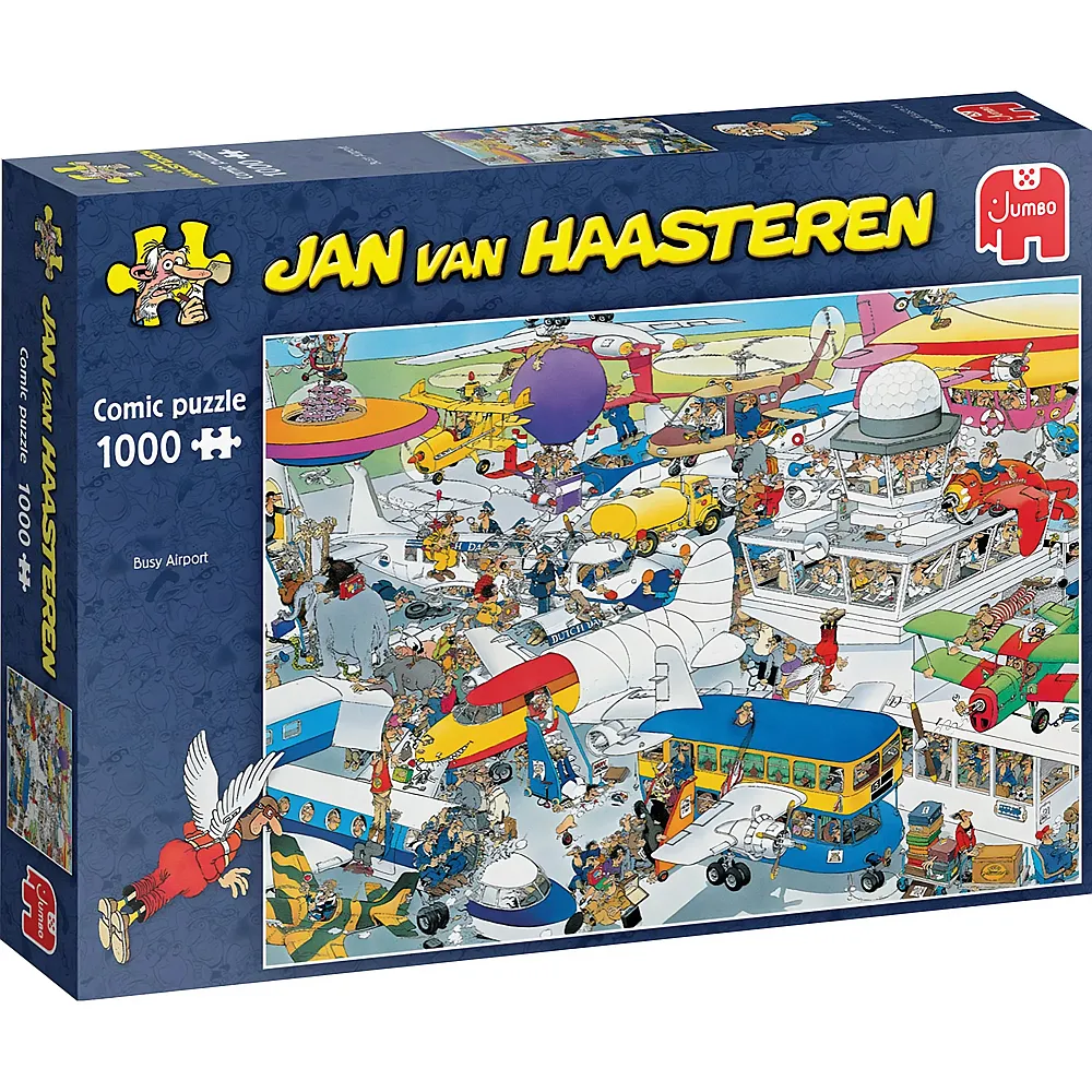 Jumbo Puzzle Jan van Haasteren Busy Airport - 1000 Teile