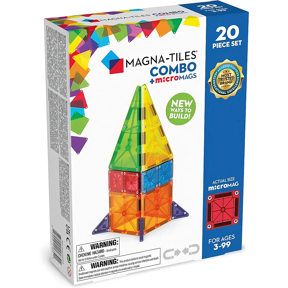 Magna-Tiles Magnetbauset Combo 20Teile
