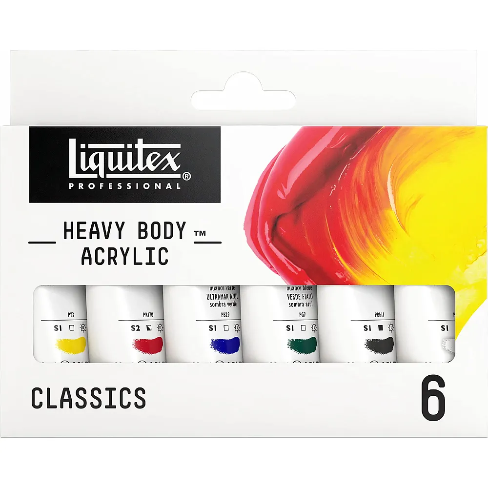Liquitex Lqx Prof. Heavy Body Set 6 X 22ml Tuben Classic - Suche