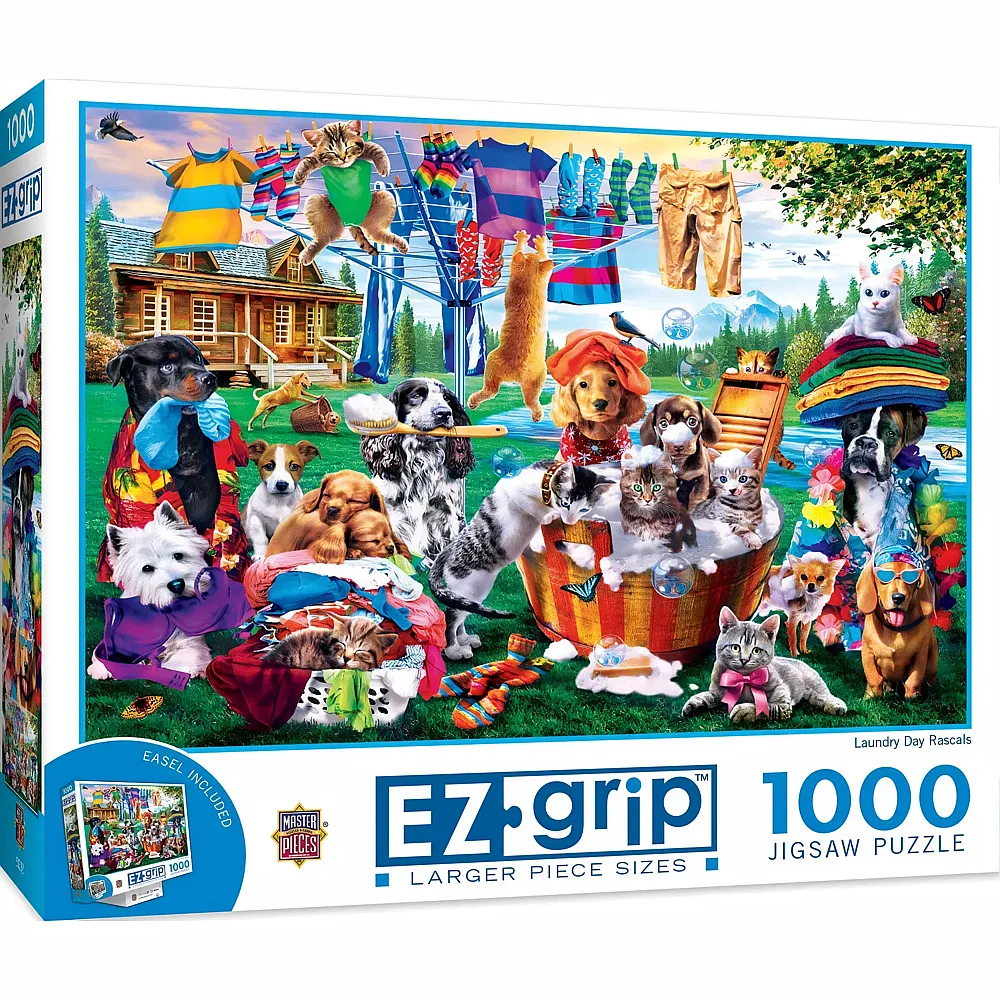 Master Pieces Puzzle Laundry Day Rascals - 1000 Teile