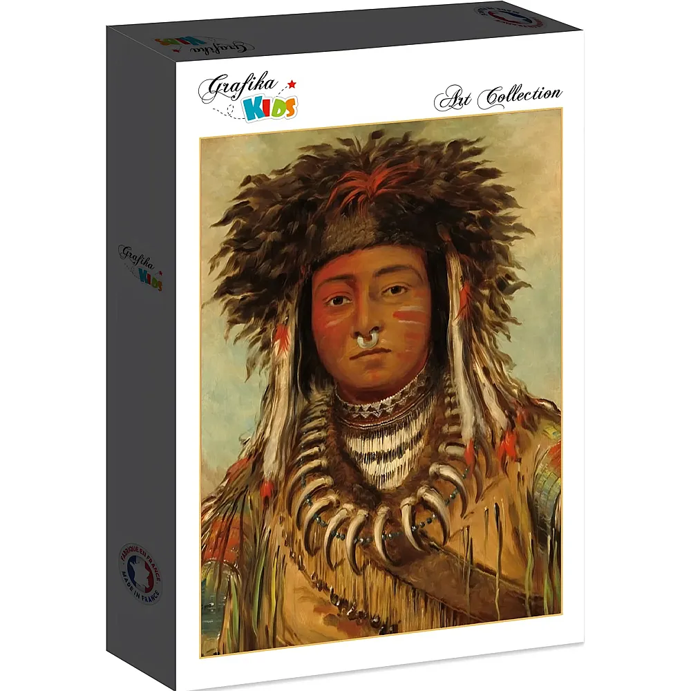 Grafika Puzzle Art Collection George Catlin Grafika Kids Boy Chief - Ojibbeway, 1843 24Teile