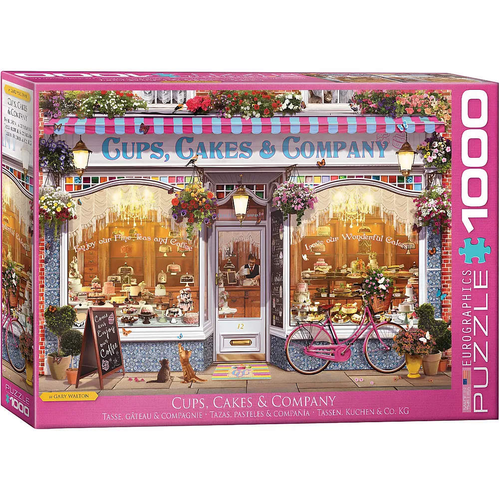 Eurographics Puzzle Cups, Cakes & Company - 1000 Teile