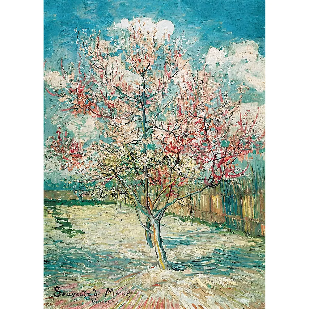 AveJoys Puzzle Rosa Pfirsichbaum in Bl�te von Vincent Van Gogh 1000Teile