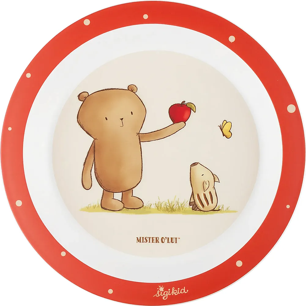 Sigikid Mister O'Lui Teller Rupert und Mister O'Lui -  21,5 cm - Essen & Trinken