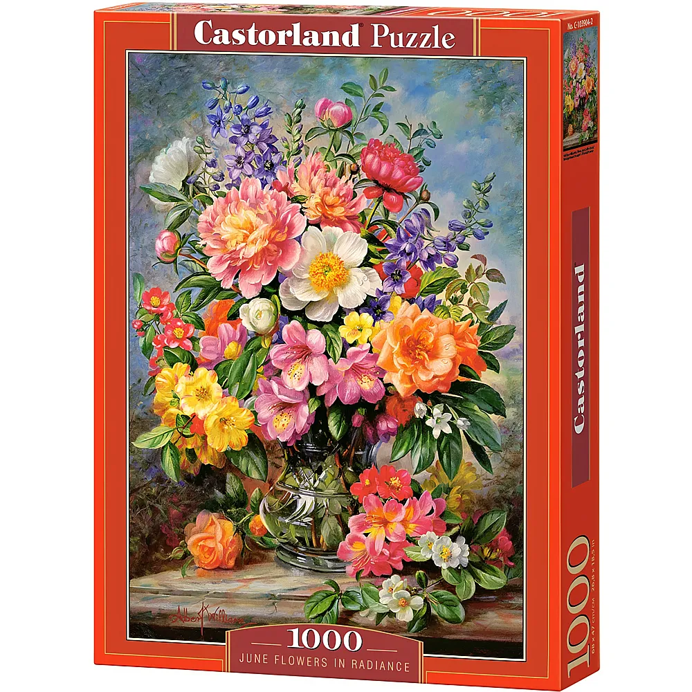 Castorland Puzzle Strahlende Blumen im Juni - 1000 Teile