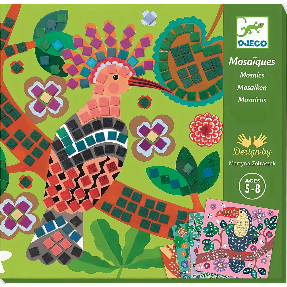 Djeco Kreativ Mosaik V�gel