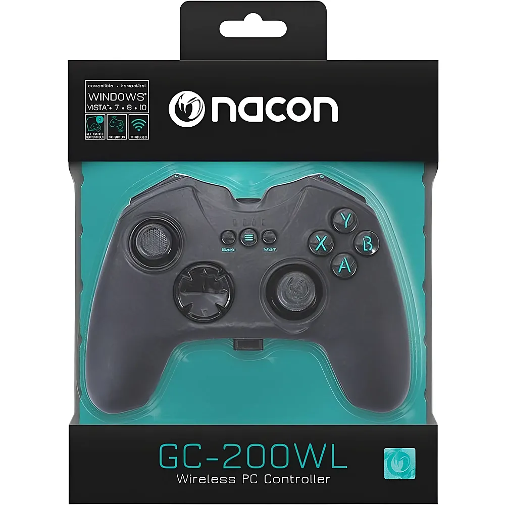 Nacon GC-200WL RF Gaming Controller - black PC