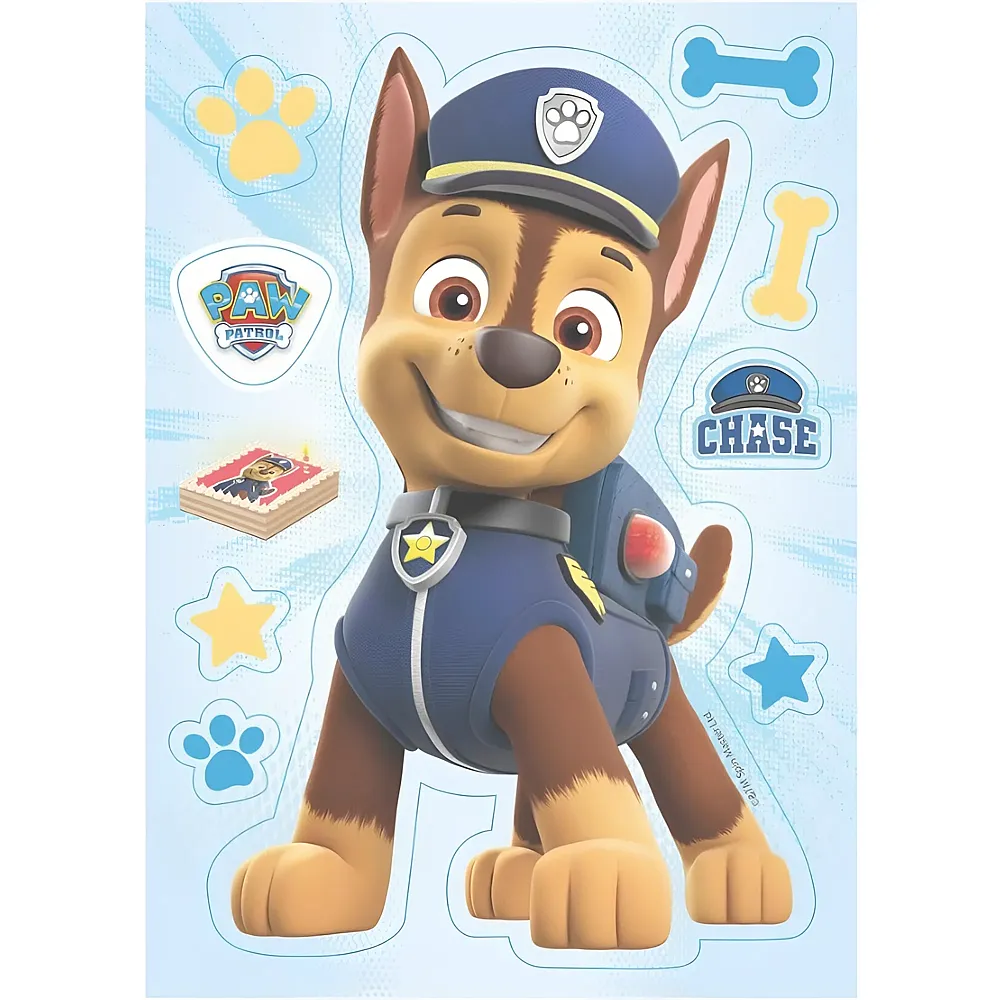 Decora Paw Patrol Kuchendekoration Silhoutte