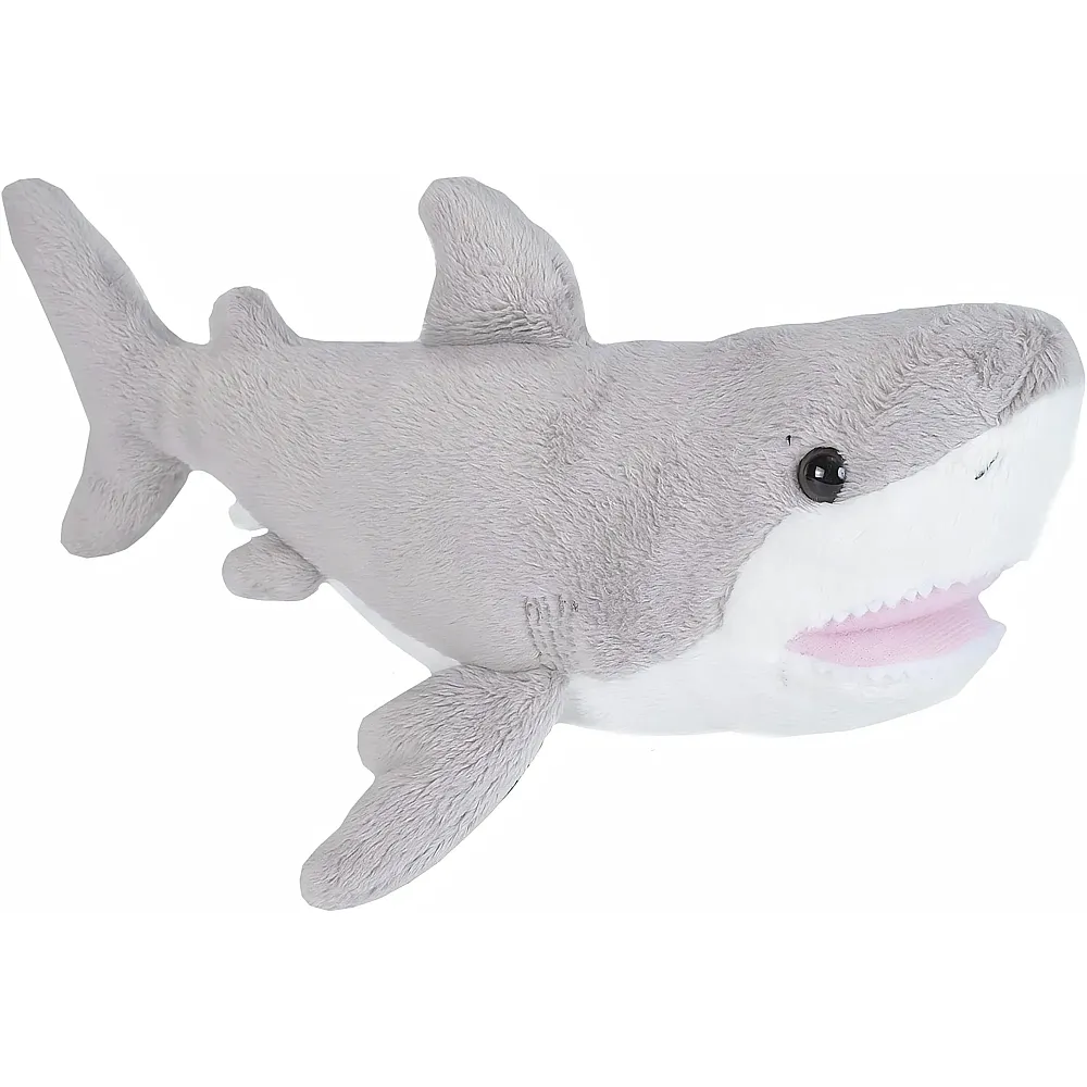 Wild Republic Aquatic Great White Shark - 28 cm - Sea animals plush