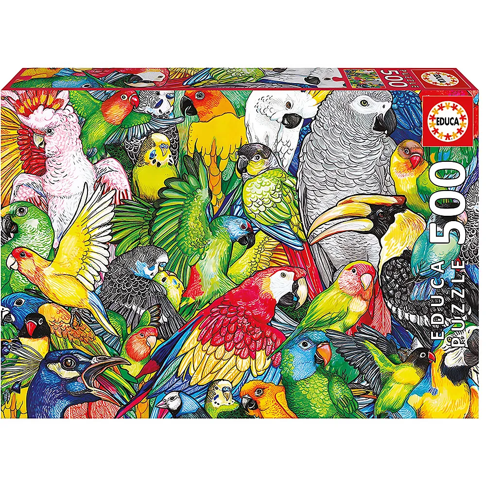 Educa Puzzle Papageien 500Teile