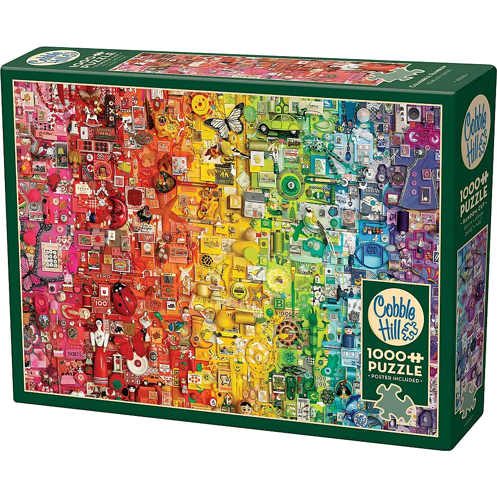 Cobble Hill Puzzle Farbiger Regenbogen - 1000 Teile