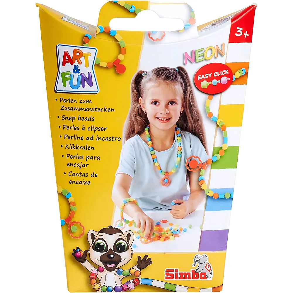 Simba Art & Fun Neon Snap Beads