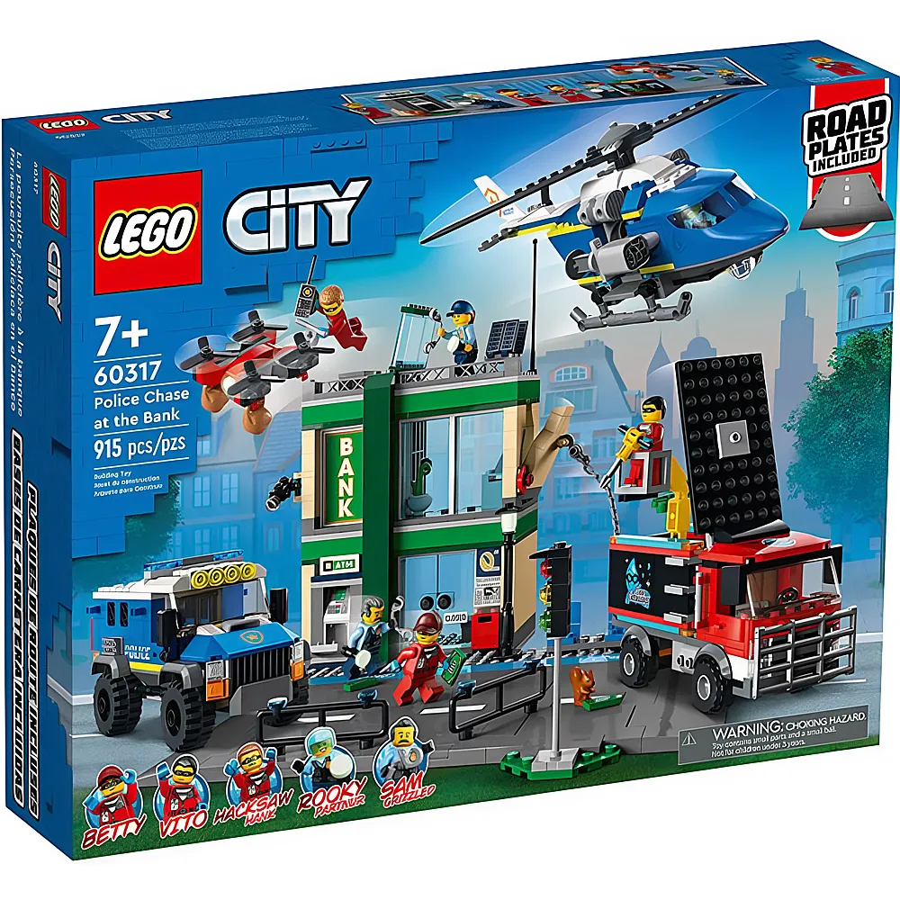 LEGO City Bankberfall mit Verfolgungsjagd 60317