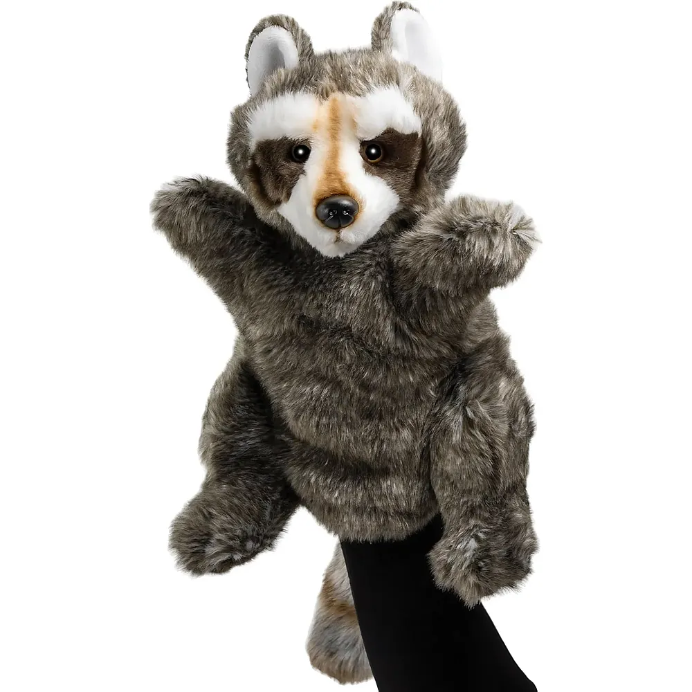 meinspielzeug - Carl Dick Handpuppe Waschb�r - 28 cm | Handpuppen