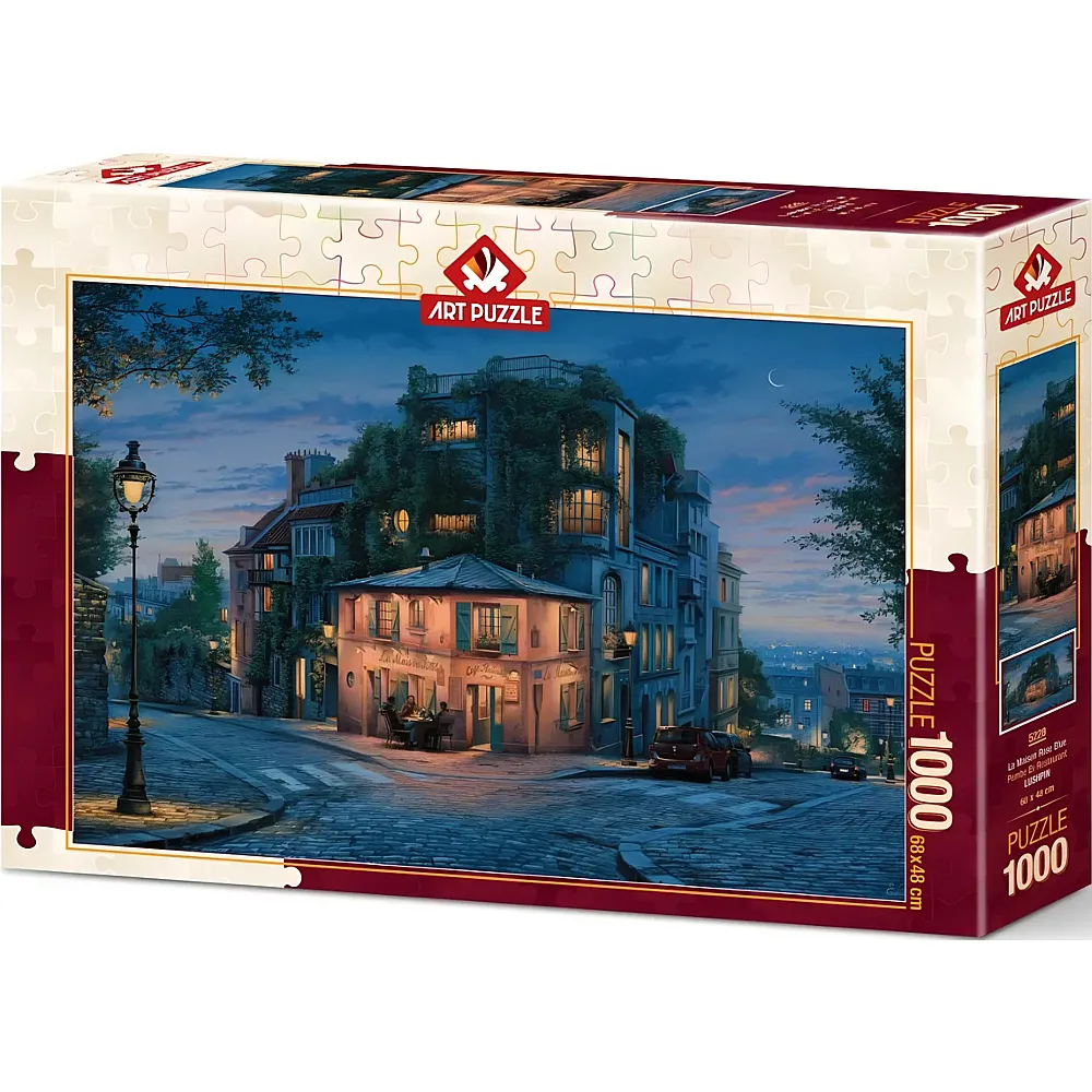 Art Puzzle La Maison Rose Blue - 1000 Teile