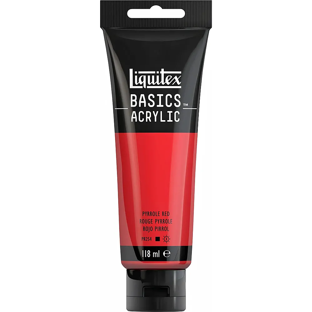 Liquitex Lqx Basics Acrylfarbe 118ml Tube Pyrrolrot