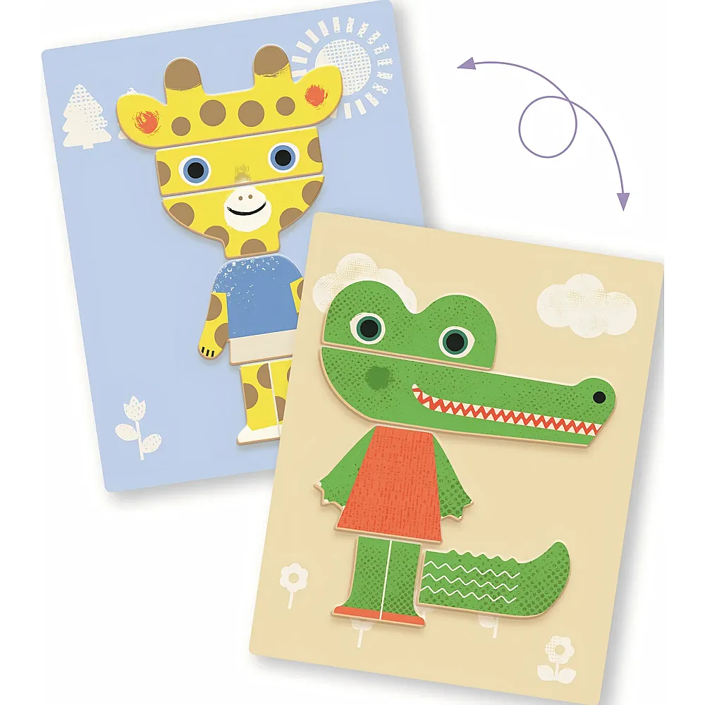 Djeco Magnete Inzebox Mix Animals