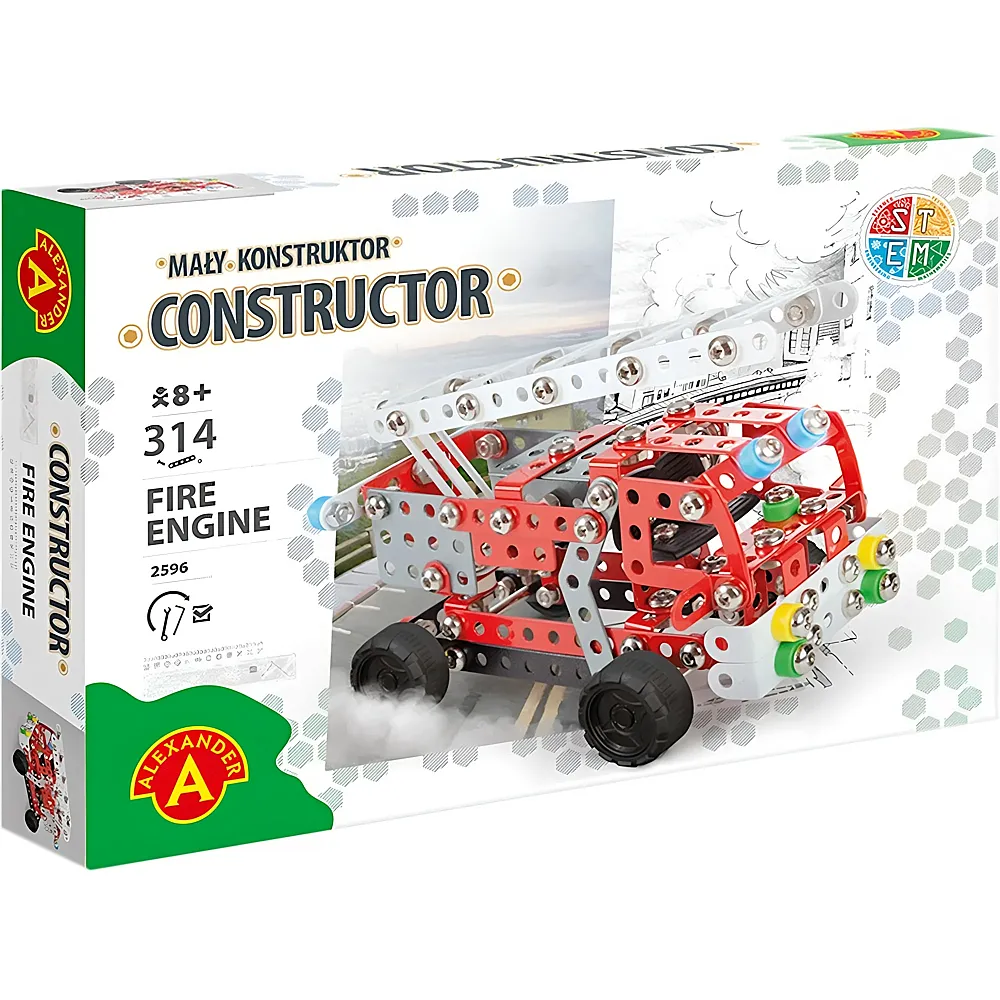 Alexander Constructor Fire Engine 314Teile | Technische Baustze
