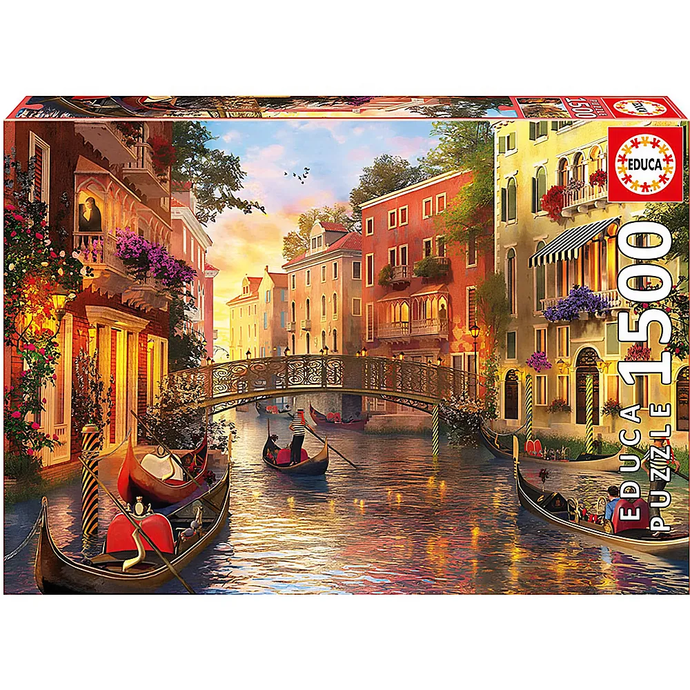 Educa Puzzle Sunset in Venice 1500Teile