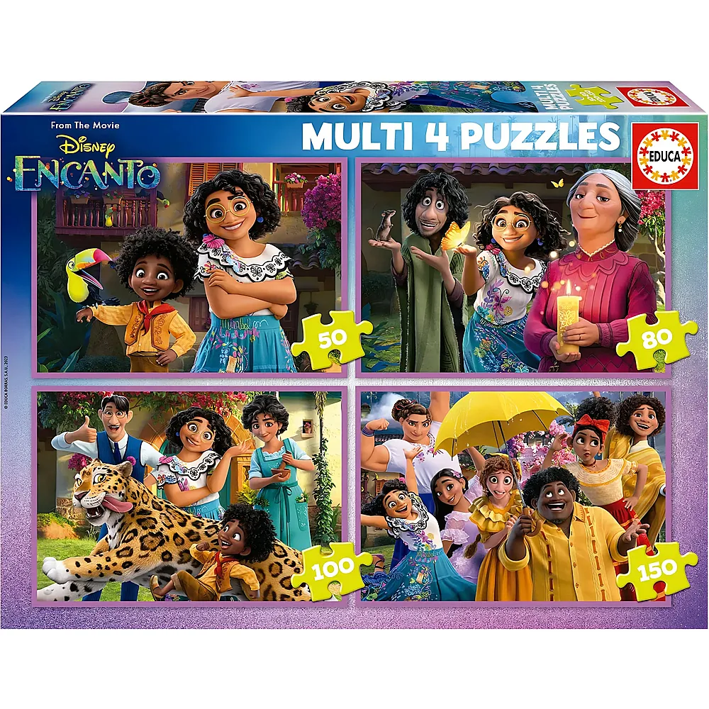 Educa Puzzle 4in1 Disney Encanto 50-150