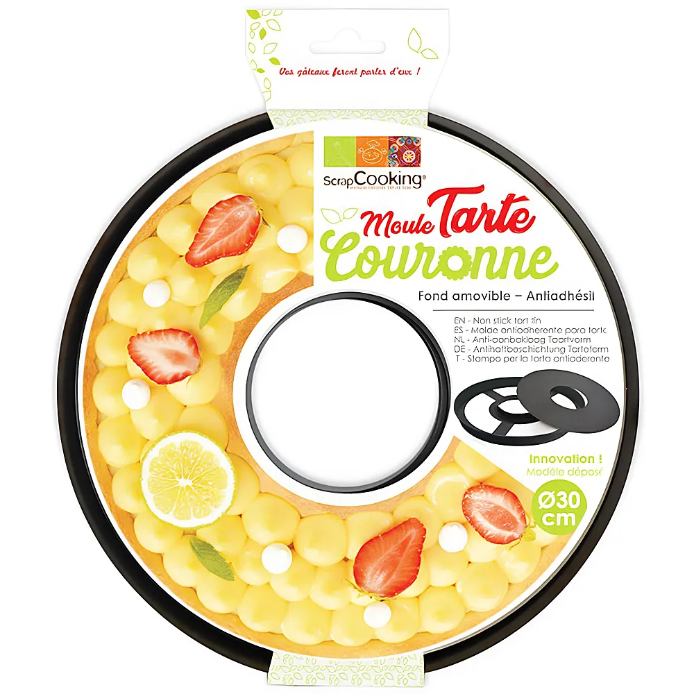 ScrapCooking Antihaftform Kronentorte -  30 cm