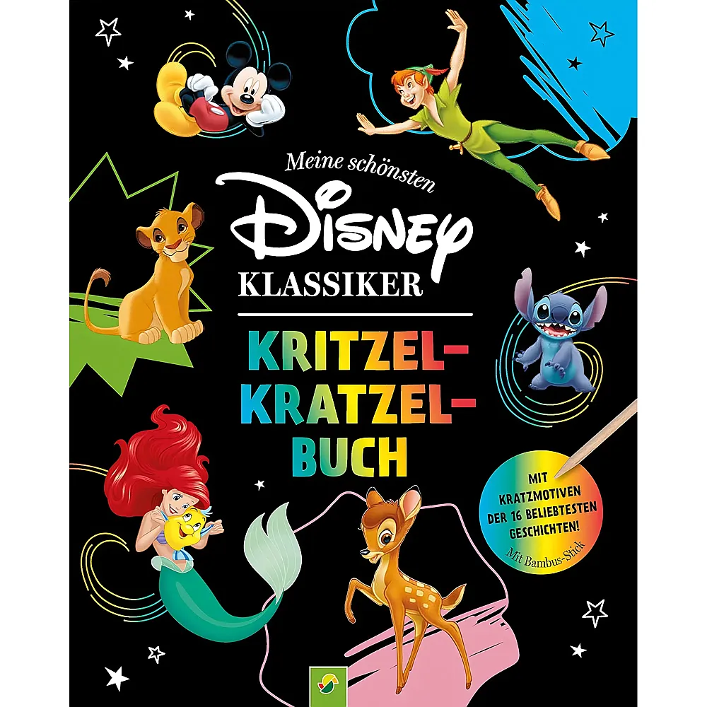 Schwager & Steinlein Meine sch�nsten Disney Klassiker - Kritzel-Kratzel-Buch