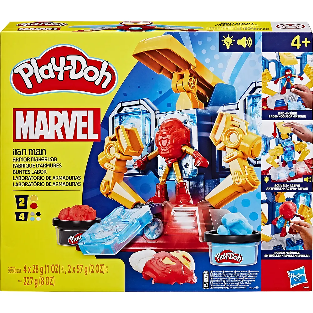 Play-Doh Avengers Iron Man Buntes Labor