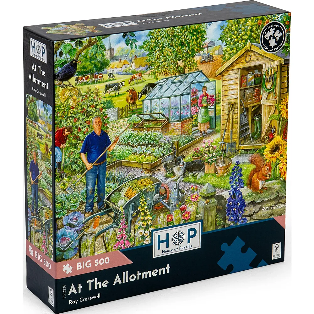 HOP - House of Puzzles Im Schrebergarten 500Teile