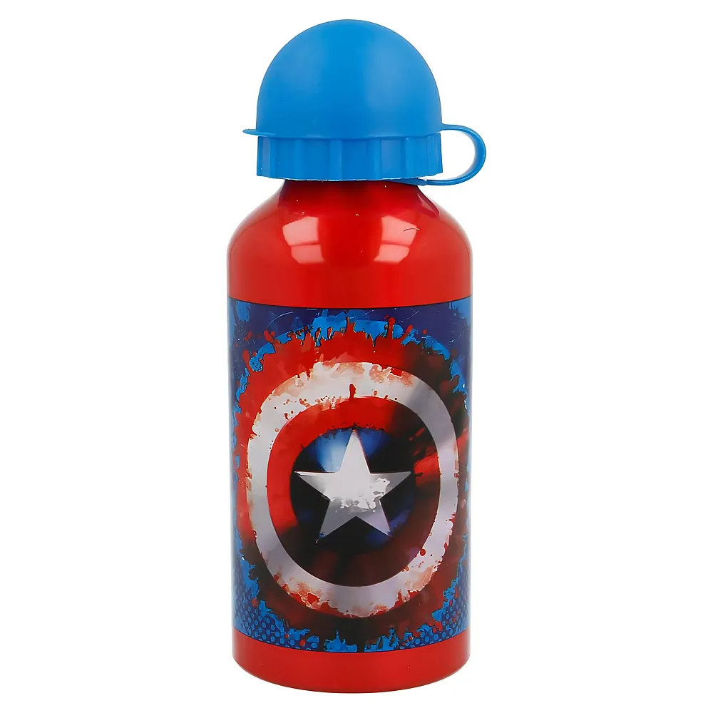 Stor Avengers Captain America - Aluminium Trinkflasche 400ml